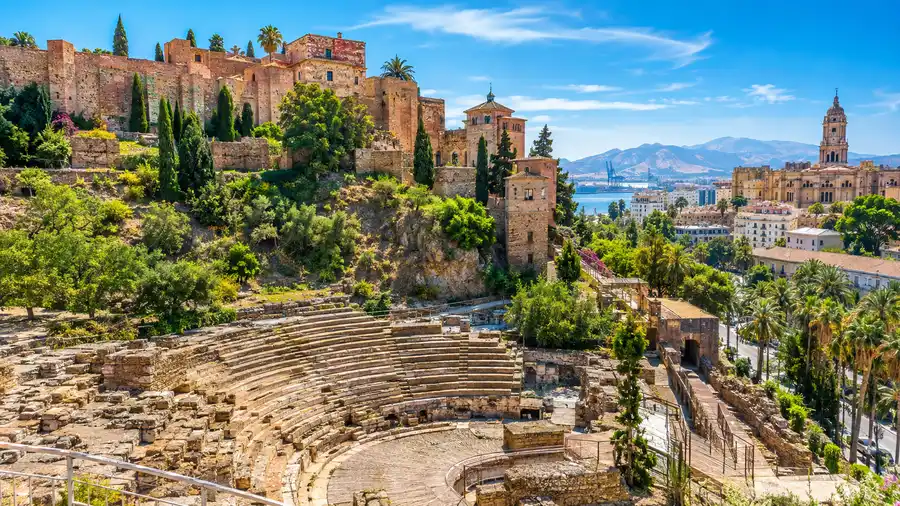 Malaga Roman Theatre and the Alcazaba